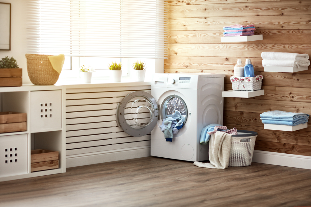 laundry room in a house