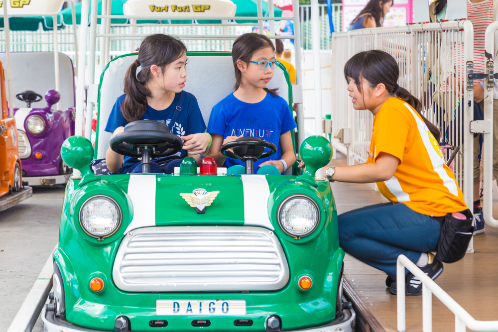 The convenience of pick-up laundry at theme parks